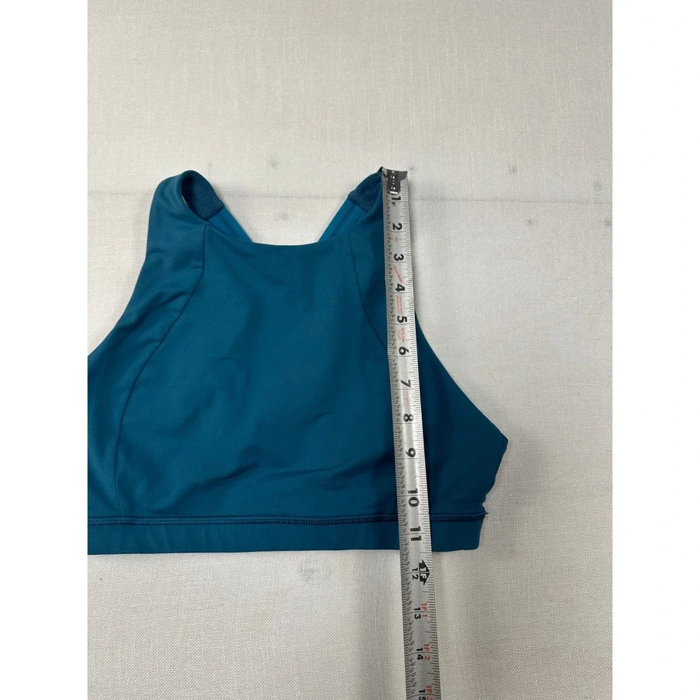 Lululemon energy‎ bra High Neck Teal Alchemy Graphic Size 6 LW2ARLS